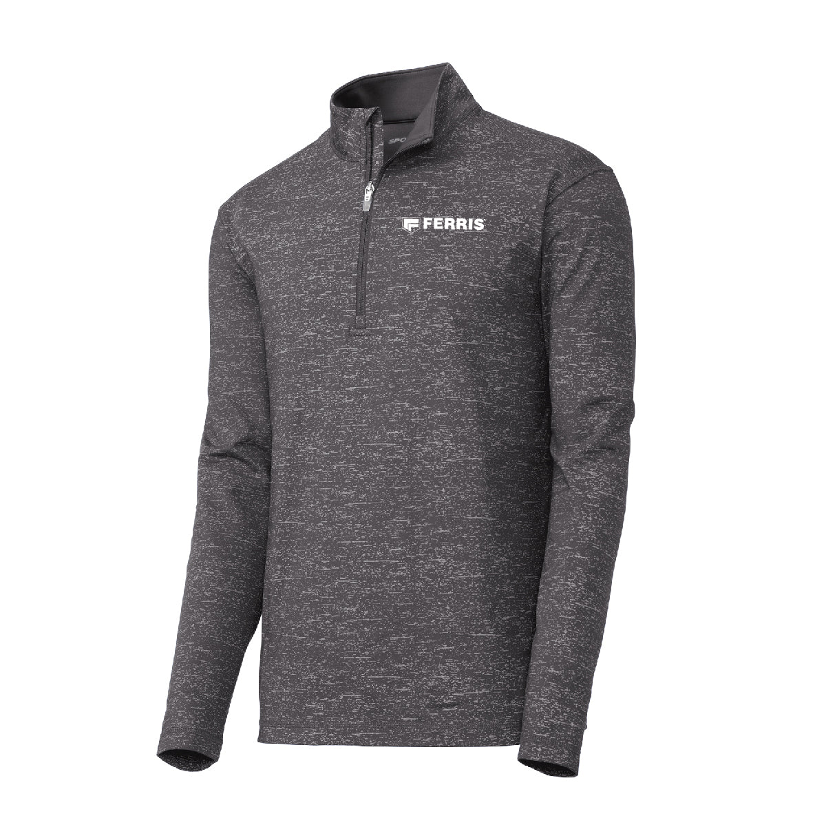 Sport-Tek ® Sport-Wick Stretch Reflective Heather 1/2-Zip Pullover