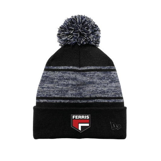 New Era Knit Chilled Pom Beanie